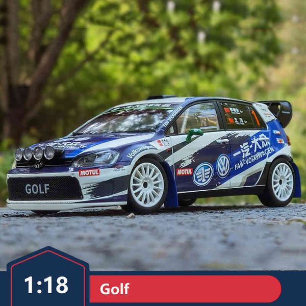 

volkswagen golf racing 7second generation, alloy mini car, original, 1:18