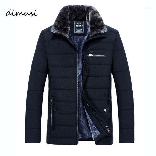 

dimusi winter men thick warm jacket male cotton fluff lining parkas male casual fur collar outwear windbreaker hooded 5xl,ta120811, Tan;black
