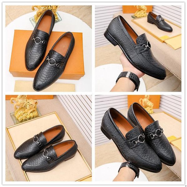 

c4 business designer men dress shoes luxury genuine leather pointed toe wedding formal shoes metal toes office high heels shoes 11, Black
