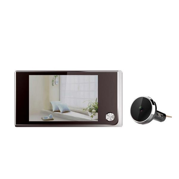 

цифровая дверь viewer 3.5 дюйма peephole дверная камера 130 градусов окружающий вид домашний просмотрщик безопасности
