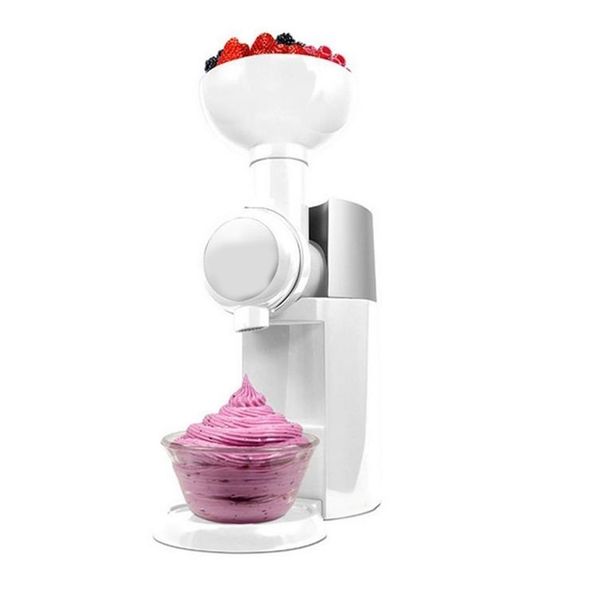 

eco-friendly automatic frozen dessert diy fruit maker milkshake machine ice cream tool with eu plug