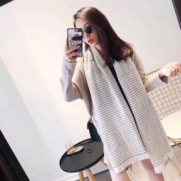 

180*70cm classic luxury designer scarves winter warm scarf oversized scarves winter scarves with short tassels shawl dhe3262, Blue;gray