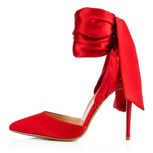 

pointy toe thin heels lady dress shoes bowtie back high heels butterfly-knot fashion pumps big size 34-46 women shoes, Black