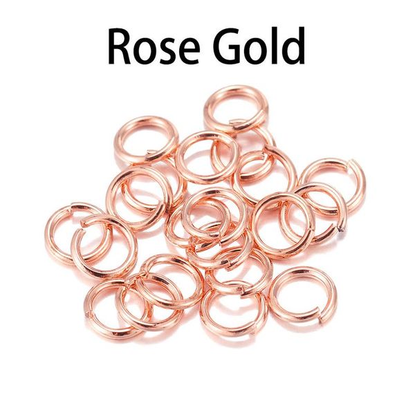 

200pcs/lot gold loop 4 5 6 8 10 mm open jump rings for diy jewelry making necklace bracelet findings connector jllgsj, Silver