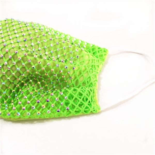 

factory new style 14 color diamond hollowed-out luxury designer masks web celebrity net cotton face mask dust ewf2453 7 p5kus