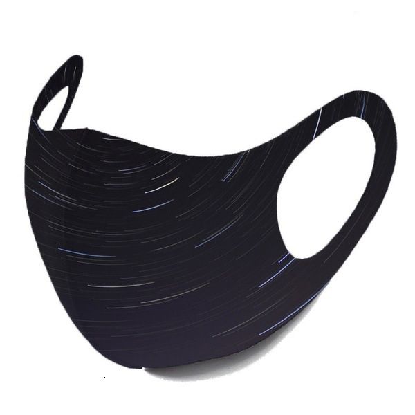 

washable 10colors print mask anti-dust cover pm2.5 ice silk cotton masks starry sky flame camo ear hang