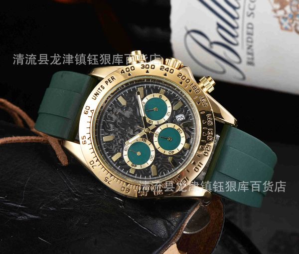 

2020 new fashion quartz full function watch, Slivery;brown