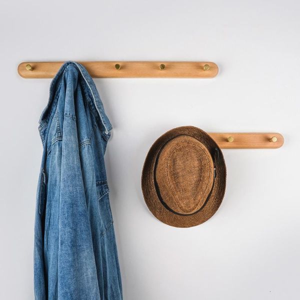 

northern europe solid wood peg hanging wall avoid punch clothes a hook originality hallway door back woodiness coat rack