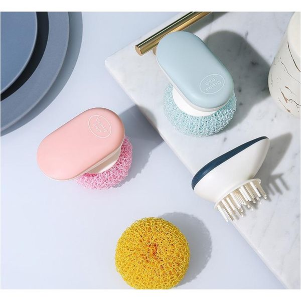 

nano cleaning brush kitchen pot and dishwashing brush household cleaning brush replaceable fiber bal jllicu eatout