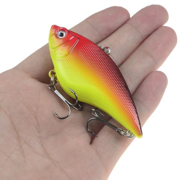 

1pcs hard fishing lure 7cm 16g plastic vib hard artificial bait treble hooks peche bass pike trolling pesca fishin bbypoj