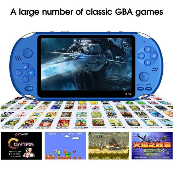 

game controllers & joysticks multifunction 5.1 inch handheld retro console portable camera music mp3 player built-in 10000 games for kids gi