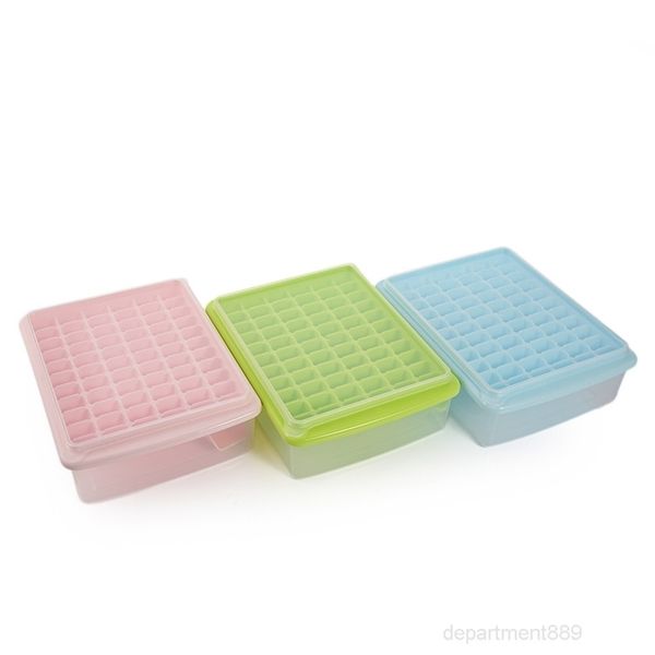 

a-new design 66 grids diy creative small molds square shape plastic tray fruit ice cube maker bar kitchen tools