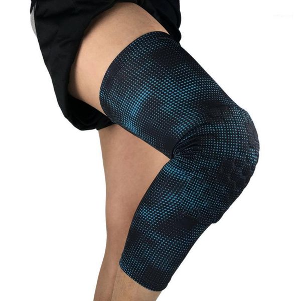 

elbow & knee pads 2pcs outdoor sports honeycomb brace protector breathable elastic sleeve for basketball climbing - siz1, Black;gray