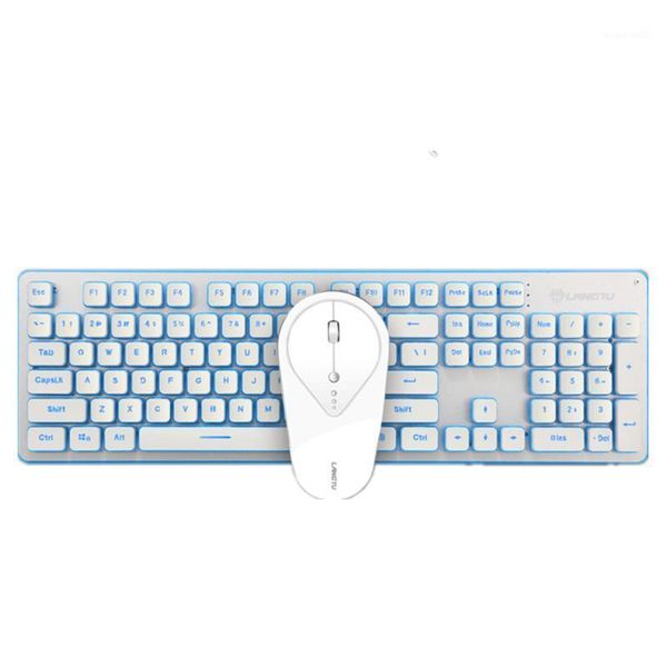 

wireless keyboard mouse sets led backlit usb ergonomic rechargeable gaming keyboard for deskcomputer pc lap#lr41