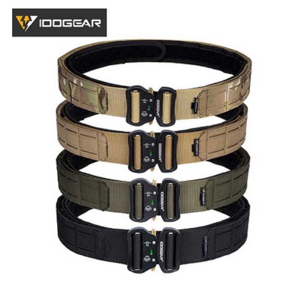 

waist support tactical 2-inch delt hard material laser cutting, Black;gray