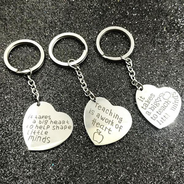 

stainless steel \ teachers gifts keychainsobbz, Silver