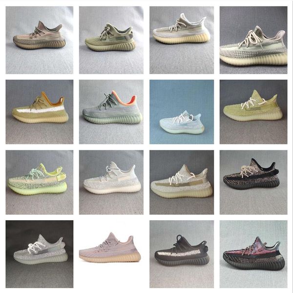

tail light earth yecheil black static reflective marsh flax kanye running shoes gid glow clay beluga 2.0 men women sneakers