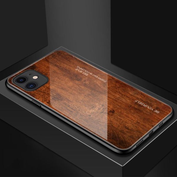 

роскошные деревянные зерновые чехол для телефона для iphone xs max xr x soft tpu кромки тонкий стеклянный чехол для iphone xr 12 wmtgtt hwjh