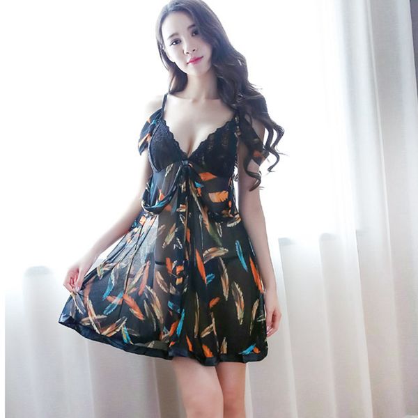 

woman lingeries lace lace lingerie women sleepwear silk pyjamas lenceria pantyhose 21ss women sexe summer sleepwear, Black;white