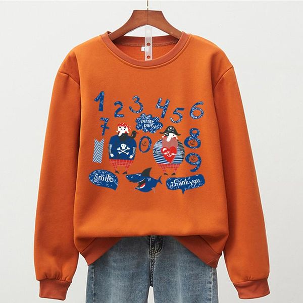 

women's hoodies & sweatshirts winter casual numbers print s-3xl fashion women vintage punk hip hop hooded sweatshirt hoodie sudaderas, Black