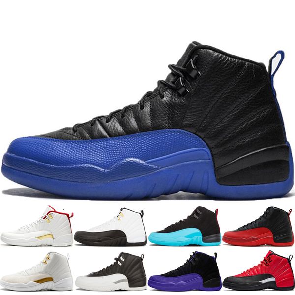 

sale 12s basketball shoes 12 man sports shoes game royal deep royal blue dark concord college navy university blue sneakers eur 40-47, White;red