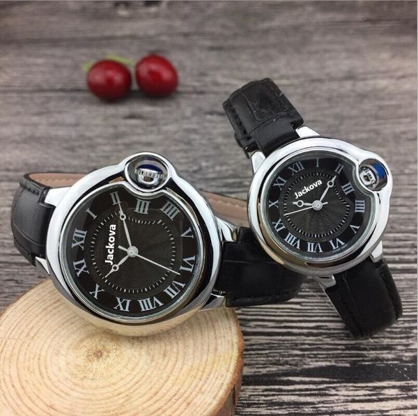 nuove donne uomini signore moda femminile diamante pelle pietre cristallo roma quadrante nero orologi interi studenti regalo casual clock336z