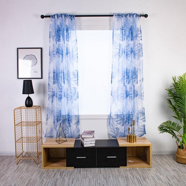 

curtain & drapes tulle sheer cortinas window treatment voile panel fabric curtains for household