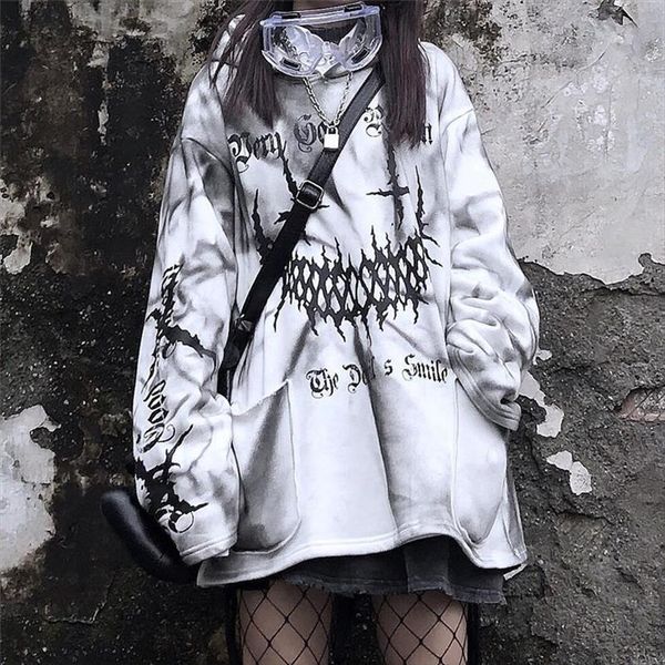 

streetwear harajuku funny printed autumn girls white fashion japan kpop women casual high street special spring sweatshirts