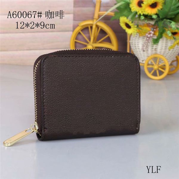 

zz luxurys designer bags brand short zipper wallets card holder pu leather shoulder bag purse backpack printing wallet 60067#, Red;black