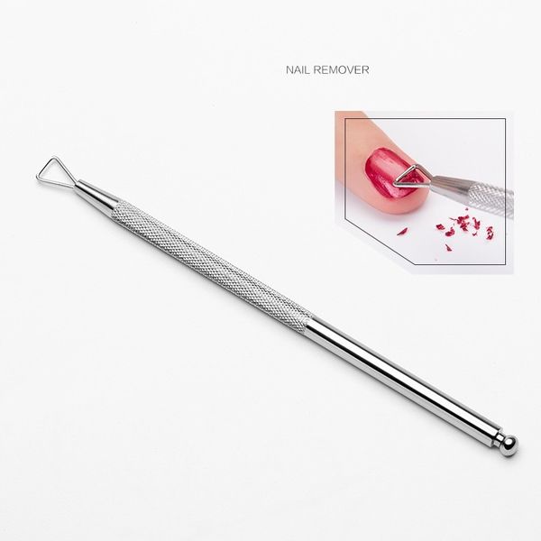 

double-ended cuticle pusher & cutter professional stainless steel cuticle remover & cutter manicure and pedicure tool for fingernails