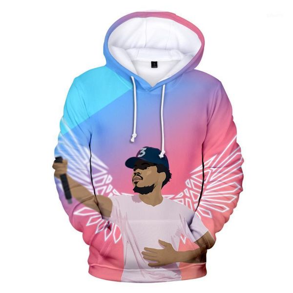 

new chance the rapper hoodies hoodie sweatshirt chano casual jackets super star chancelor johnathan benne3d pullovers hoody1, Black
