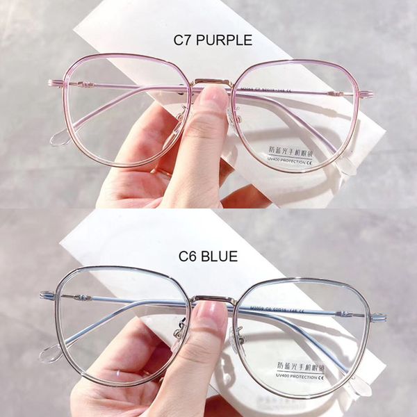 

10pcs/lot wholesale bue blocking men women blue light computer glasses anti radiation clear round
