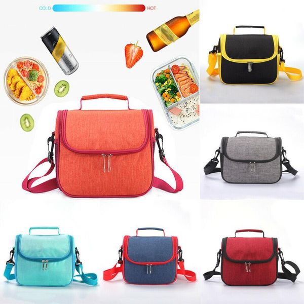 

lunch box bag tote cold insulated thermal work school travel for drink lunch picnic