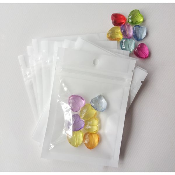 

1000 шт. 14x20 полупрозрачный подарок ювелирные изделия сумки сумки zip lock пластиковые пакеты с застежкой ювелирные изделия сумка для драг
