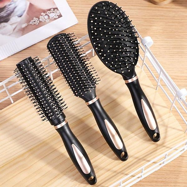 

styling design anti-static hairdressing comb spare ribs comb high temperature curly hair perm hairdressing massage, Silver