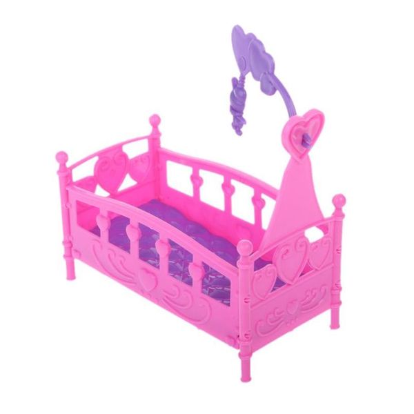 

rocking cradle bed doll house toy furniture for kelly barbie doll accessories girls toy gift baby shower gift g wmtkfi