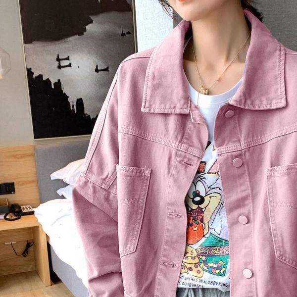 

women denim jacket summer autumn jeans coat casual harajuku streetwear female jeans coat dropshipping drop shipping, Black;brown