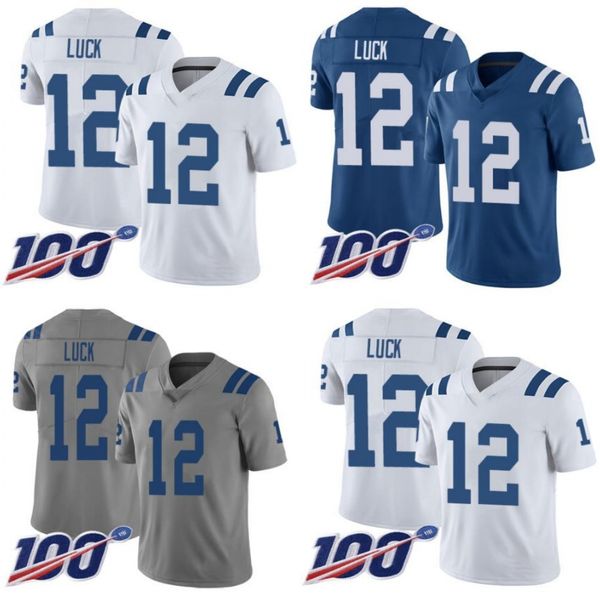 

men #12 andrew luck women youth nfl 100th season vapor limited jersey, Black;red