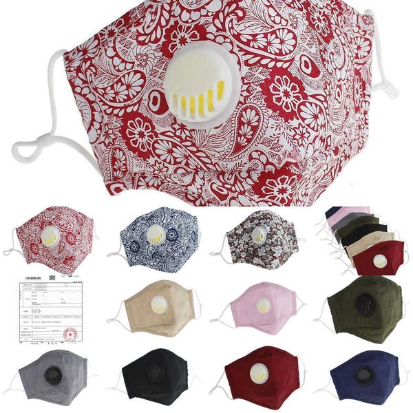 

mask anti-dust masks washable reusable dhl face pm2.5 valve protective cotton face masks ch43c x7kg