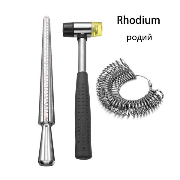 

jewelry tool set uk us eu hk ring measure stick copper caliper wood stick rubber hammer for diy jewelry making findings h wmthav, Silver