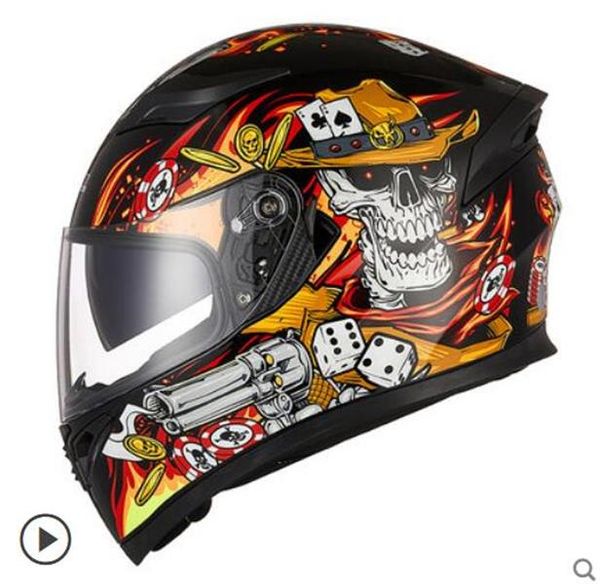 

selling motorcycle windproof and fog-proof riding helmet men and women mountain racing downhill full helmet motorcycle racing venue ridi