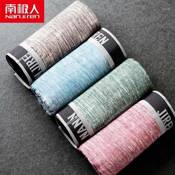 

nanjiren 2020 panties mens 4pcs\lot underwear striped organic natural cotton model boxers men boxers ventilate plus size1, Black;white