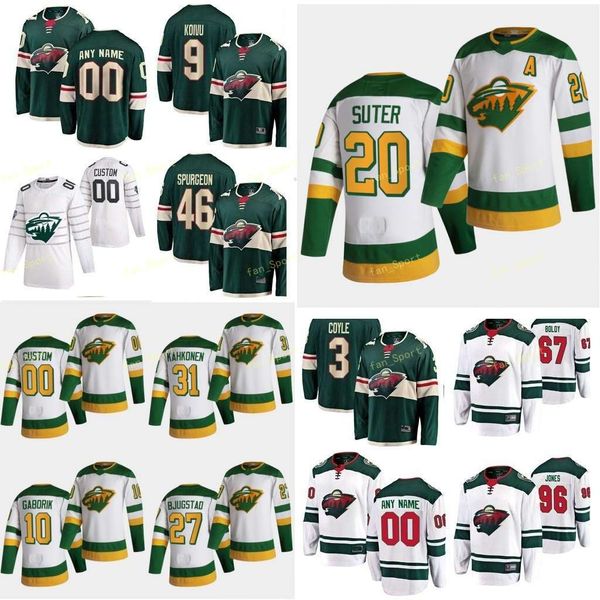 

minnesota wild 2021 reverse retro jersey bartkowski matt belpedio louie bjugstad nick bonino nick brodin jonas custom stitched, Black;red