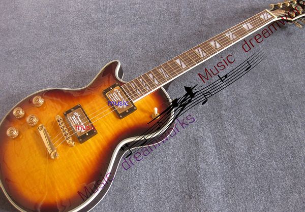 

limited electric guitar body mahogany ,support customize flame maple left hand