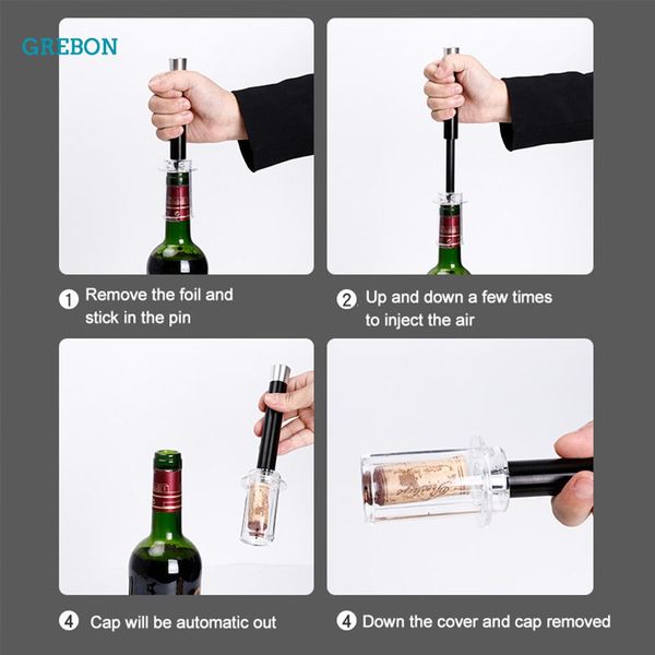 

red wine opener electric corkswred spin bottle packer case matic kitchen tool air prise spener из нержавеющей стали foil boil wmtqnh