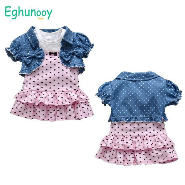 

clothing sets summer infant toddler baby girl clothes set cute cotton sleeveless princess dress collocation vest born outfits, White