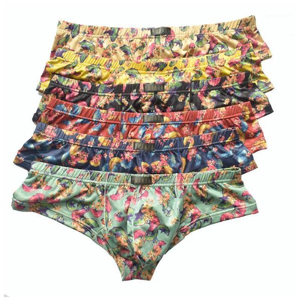 

underpants mens underwear boxers men small boxer milk silk ginkgo shorts bulge pouch gay panties1, Black;white