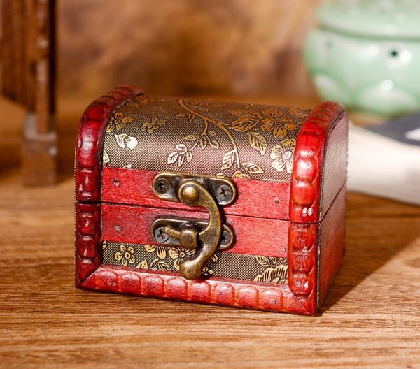 

storage 200pcs vintage jewelry box organizer case mini wood flower pattern metal container handmade woodenj9d3