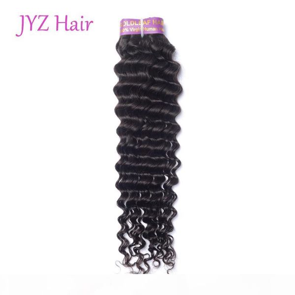 

brazilian malaysian indian peruvian virgin hair deep wave 100% human hair extensions weaving bundles unprocessed 4 pcs deep wave hair wefts, Black