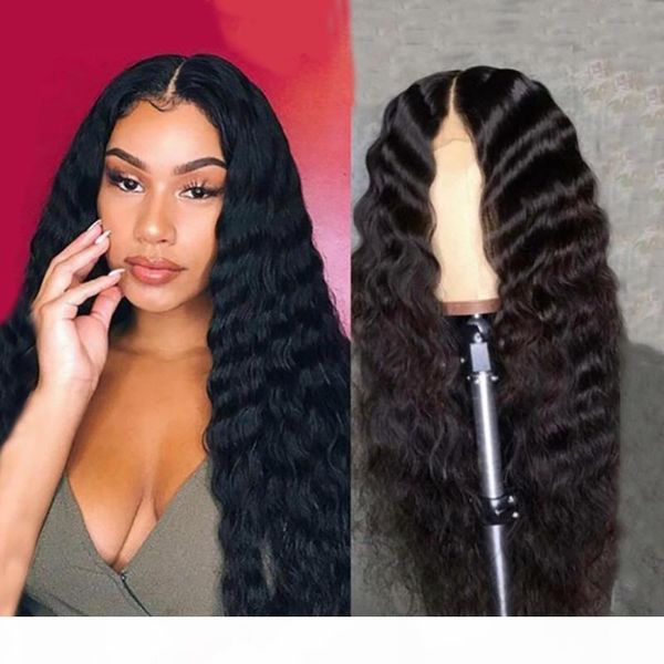 

150% плотность девственницы свободные волны человеческие волосы шнурки передних париков с натуральными волосами предварительно сорванный бра, Black;brown